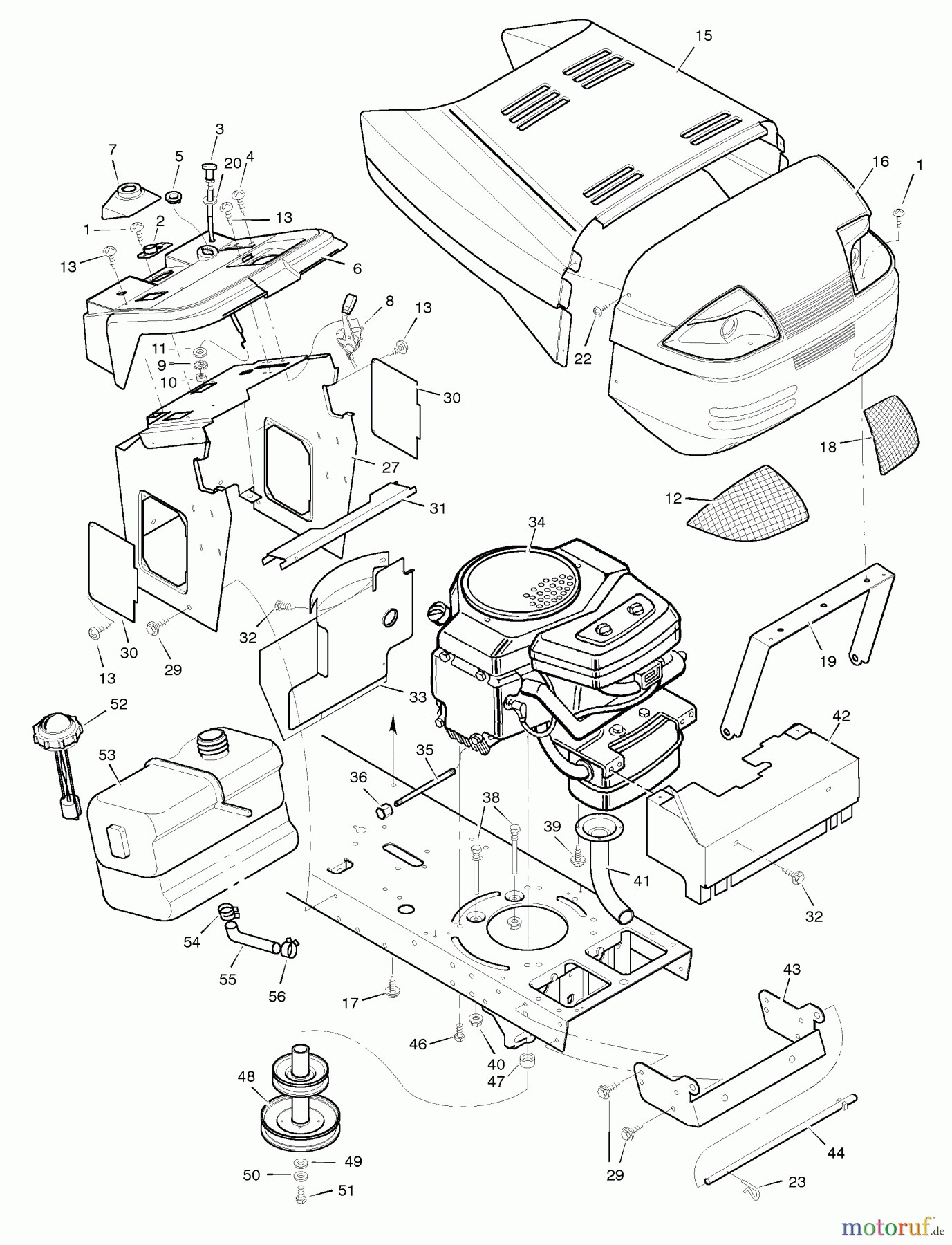  Murray Rasen- und Gartentraktoren 46379x71A - B&S/Murray 46
