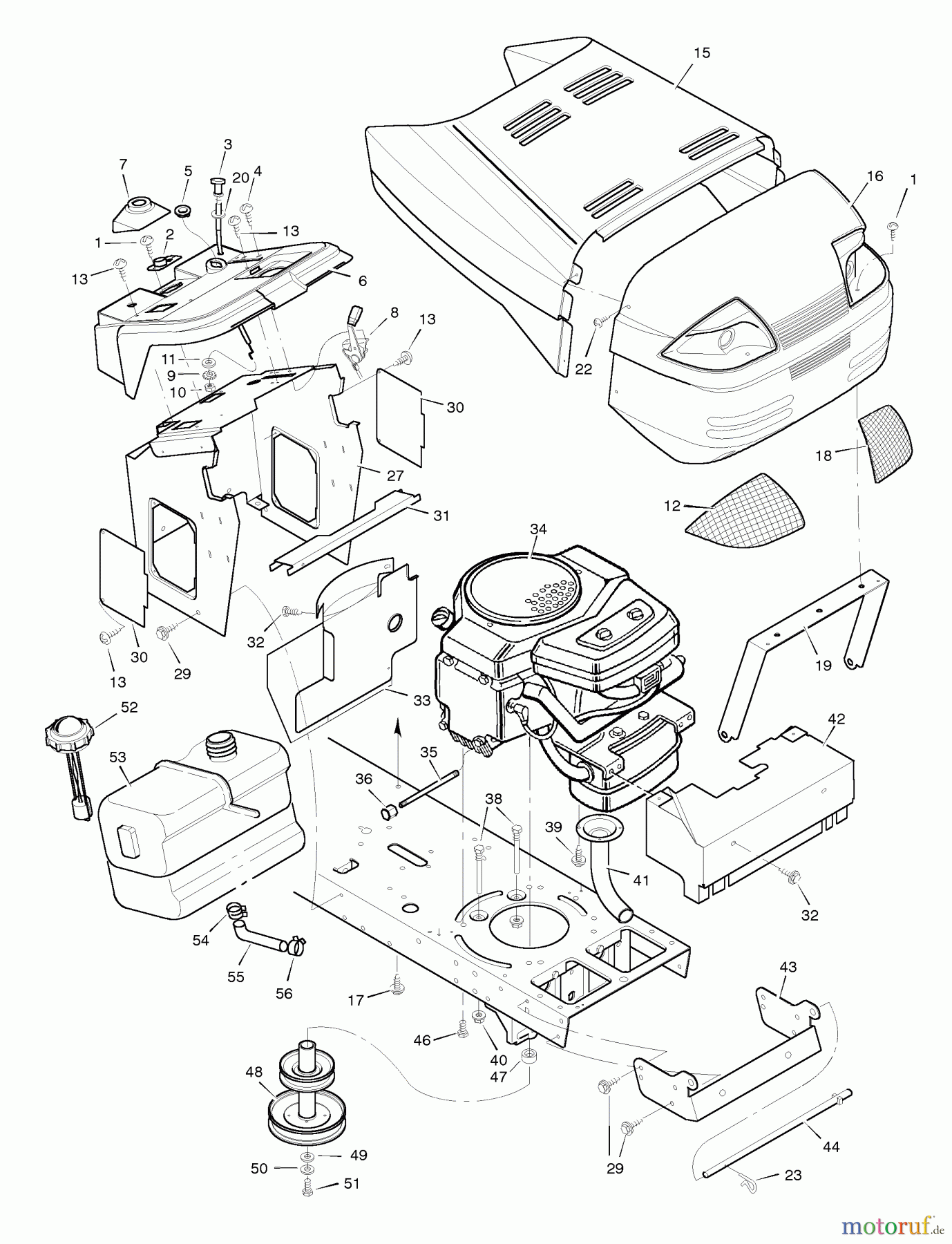 Murray Rasen- und Gartentraktoren 46400A - Murray 46
