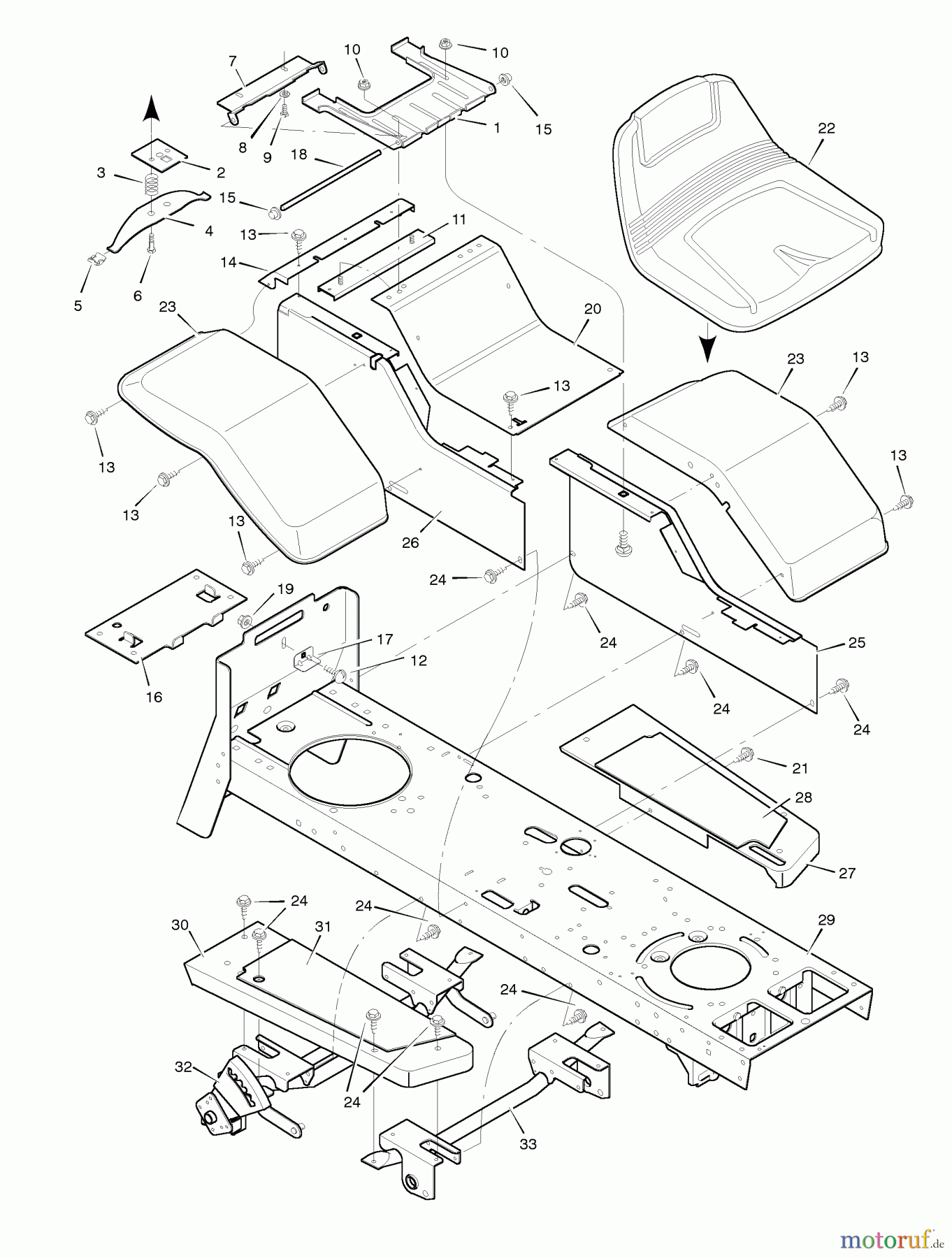  Murray Rasen- und Gartentraktoren 46403x199A - B&S/Murray 46