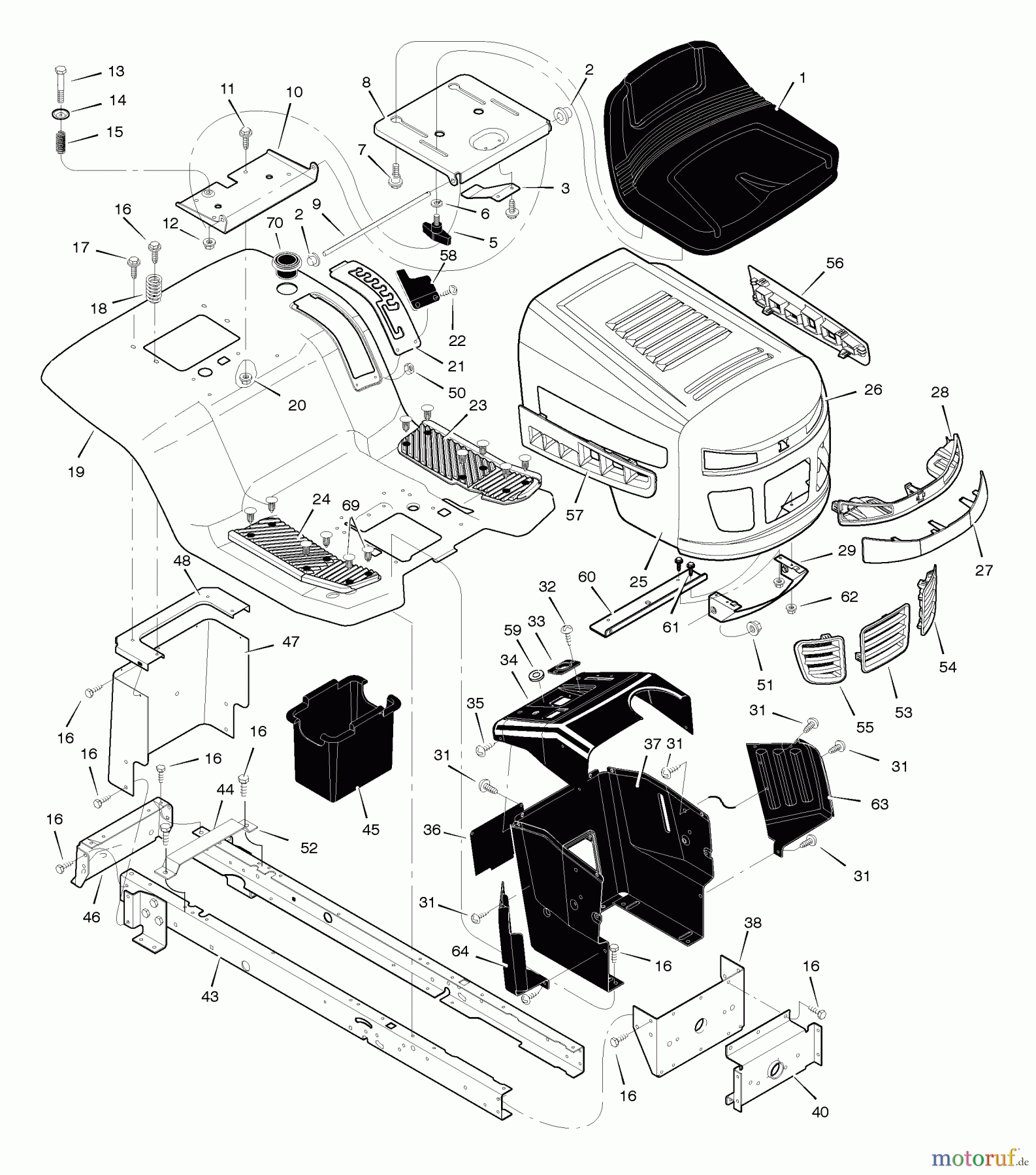  Murray Rasen- und Gartentraktoren 465600x48A - B&S/Murray 46