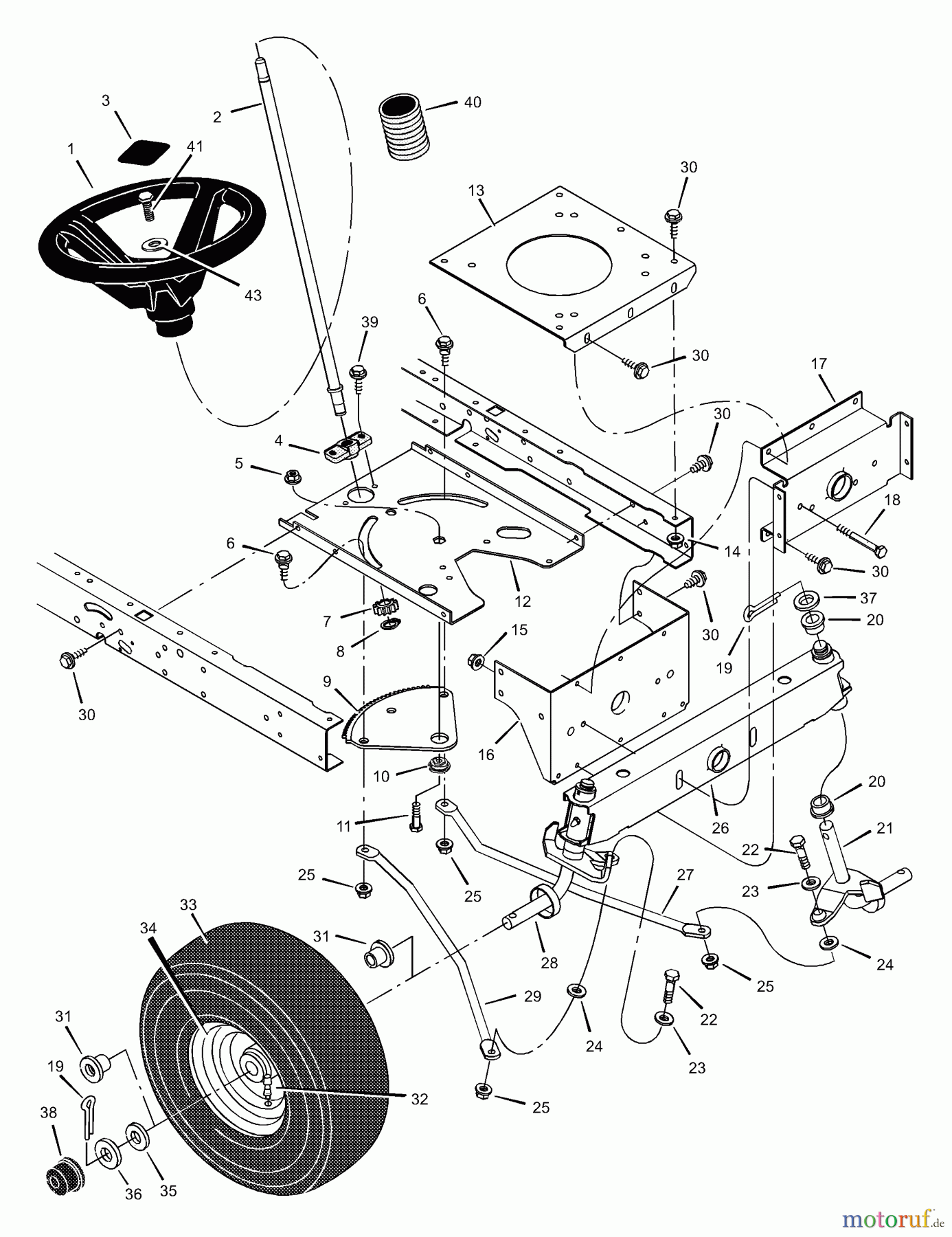  Murray Rasen- und Gartentraktoren 465602x8A - Scotts 46