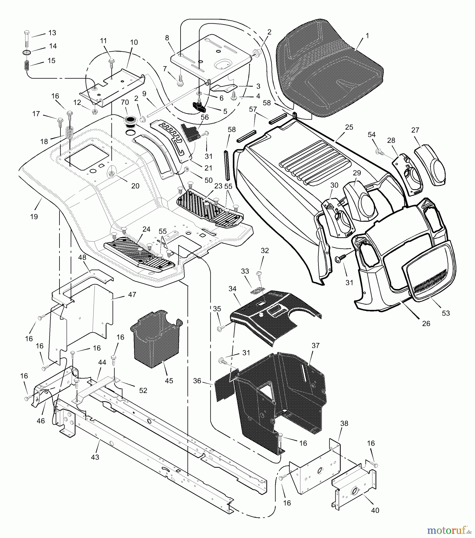  Murray Rasen- und Gartentraktoren 465609x24A - B&S/Murray 46