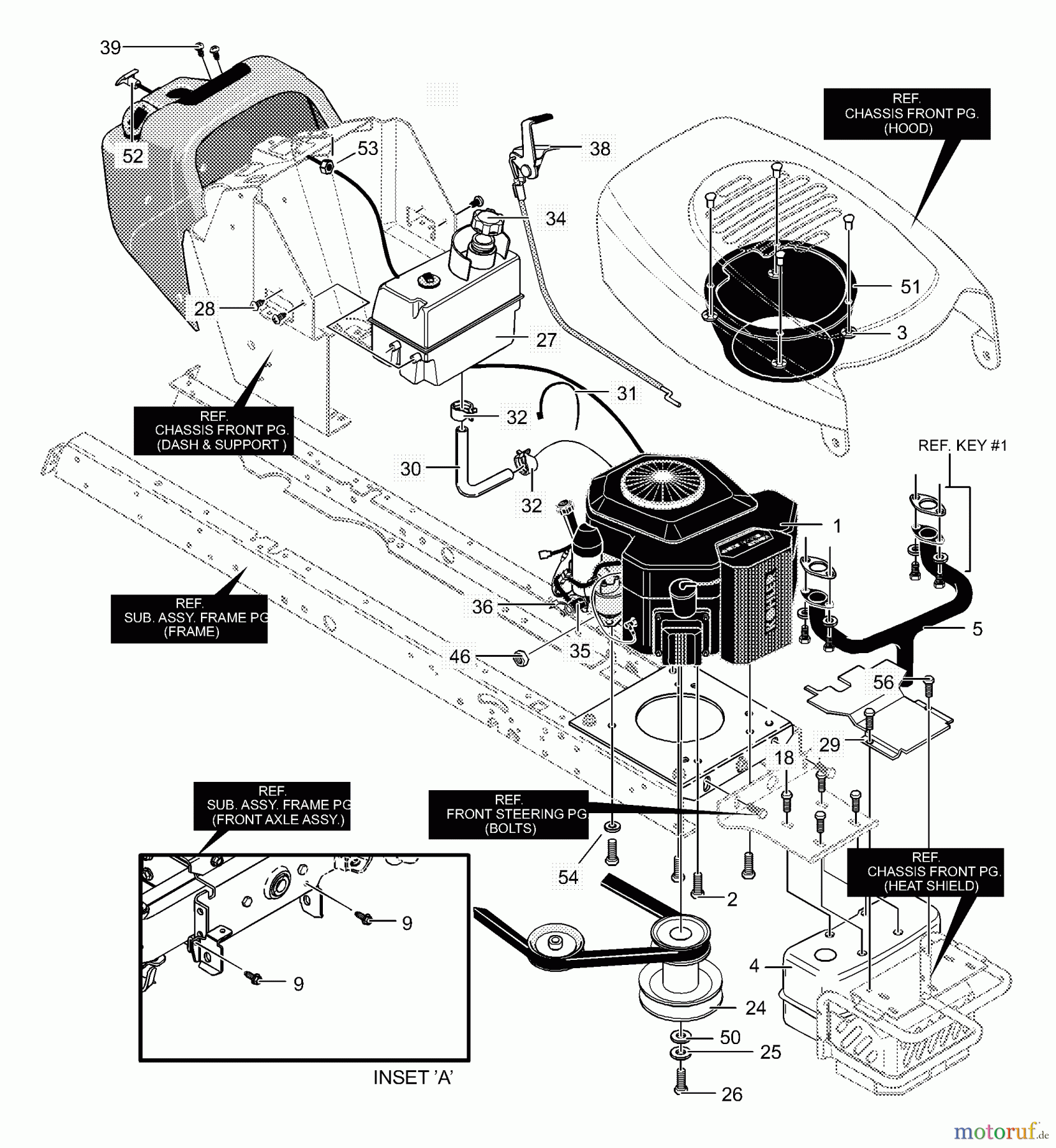  Murray Rasen- und Gartentraktoren 465615x99A - B&S/Murray 46
