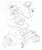 Murray 46900B - 46" Lawn Tractor (1996) Listas de piezas de repuesto y dibujos Steering
