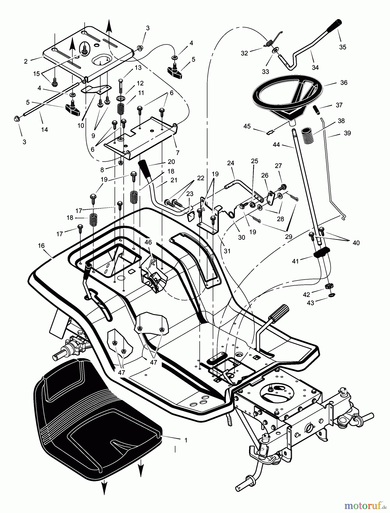 Murray Rasen- und Gartentraktoren 52100x92A - B&S/Murray 52