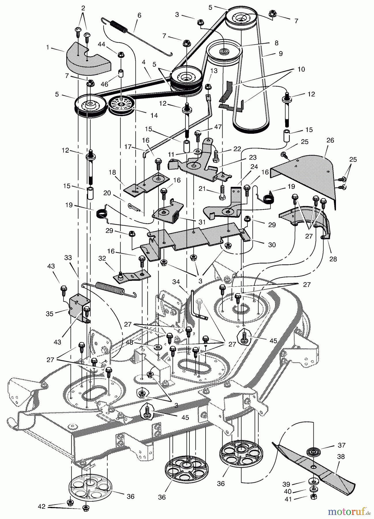  Murray Rasen- und Gartentraktoren 521613x89A - Yard King Performance 52
