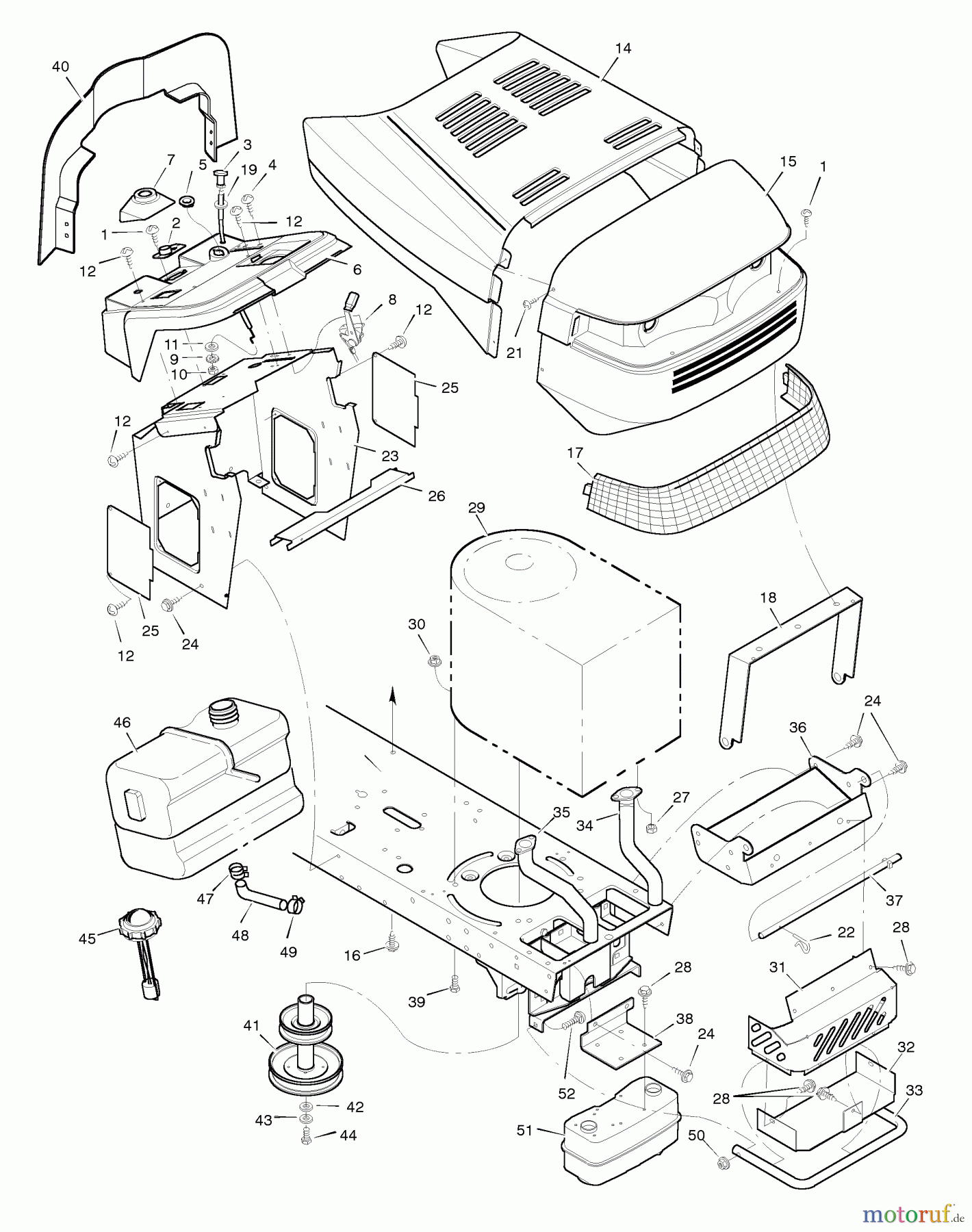 Murray Rasen- und Gartentraktoren 52461x89A - Yard King Performance 52
