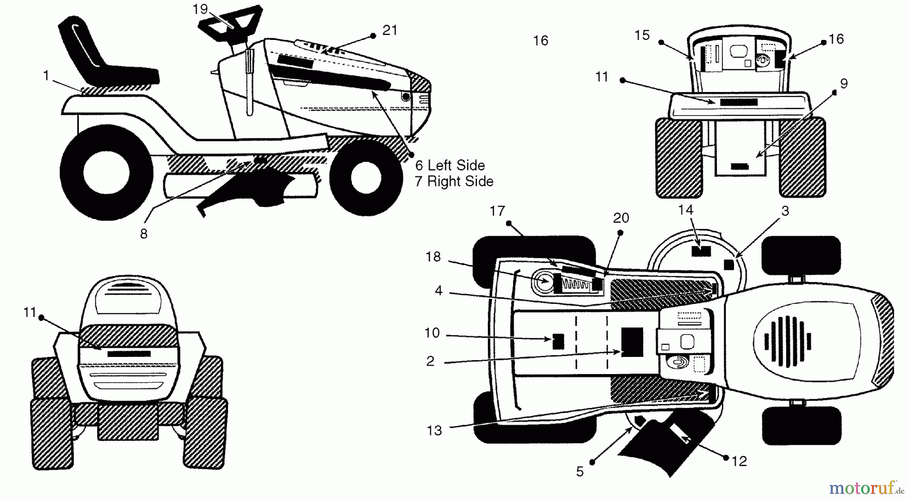  Murray Rasen- und Gartentraktoren C950-60473-0 - Craftsman 46