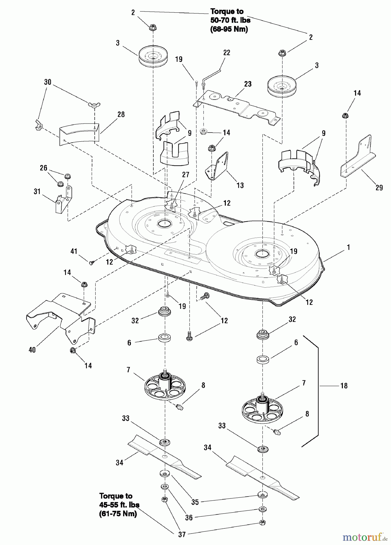  Murray Rasen- und Gartentraktoren ELT155420 (7800162E ) - Murray 42