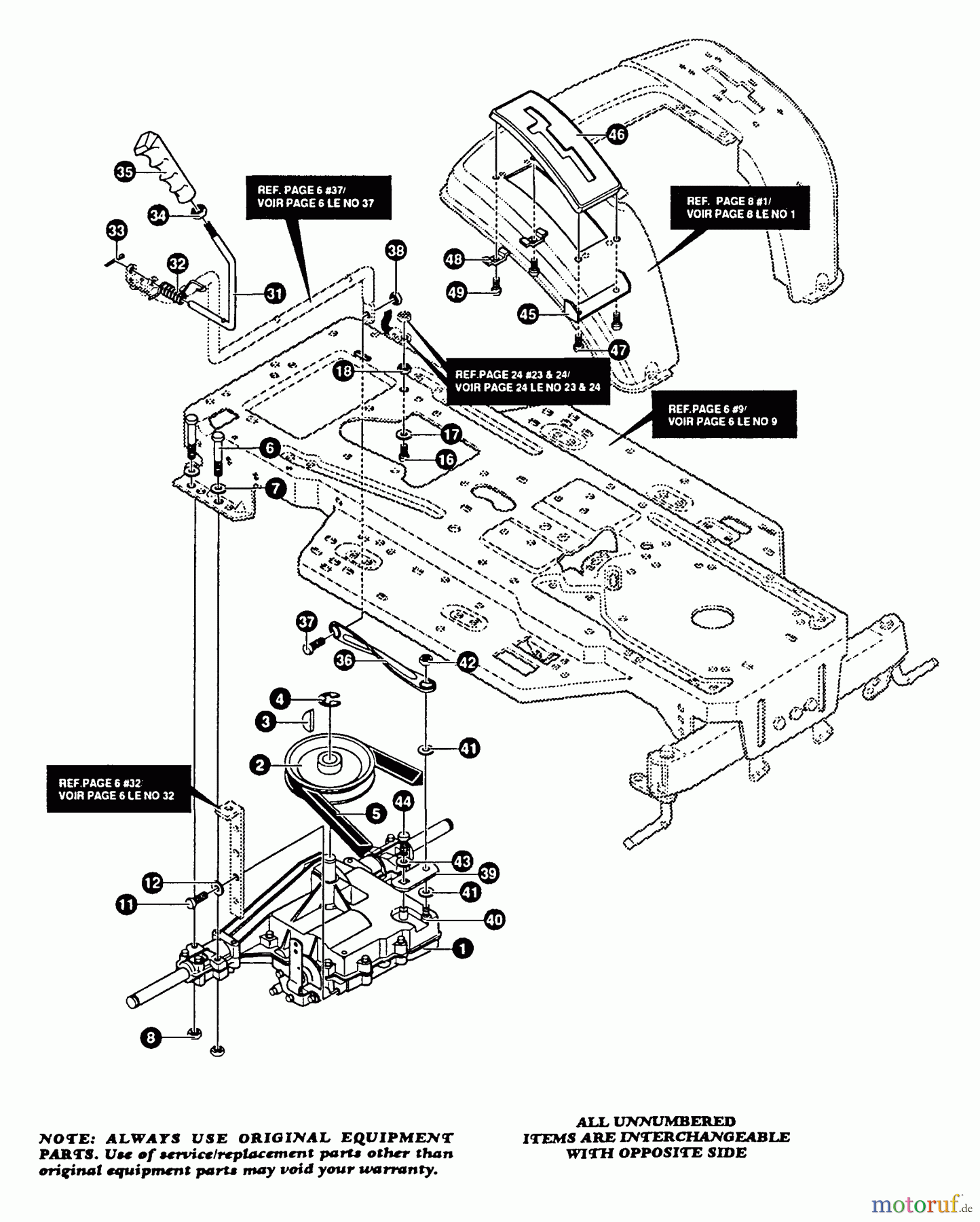  Murray Rasen- und Gartentraktoren G4315160 - Murray 43