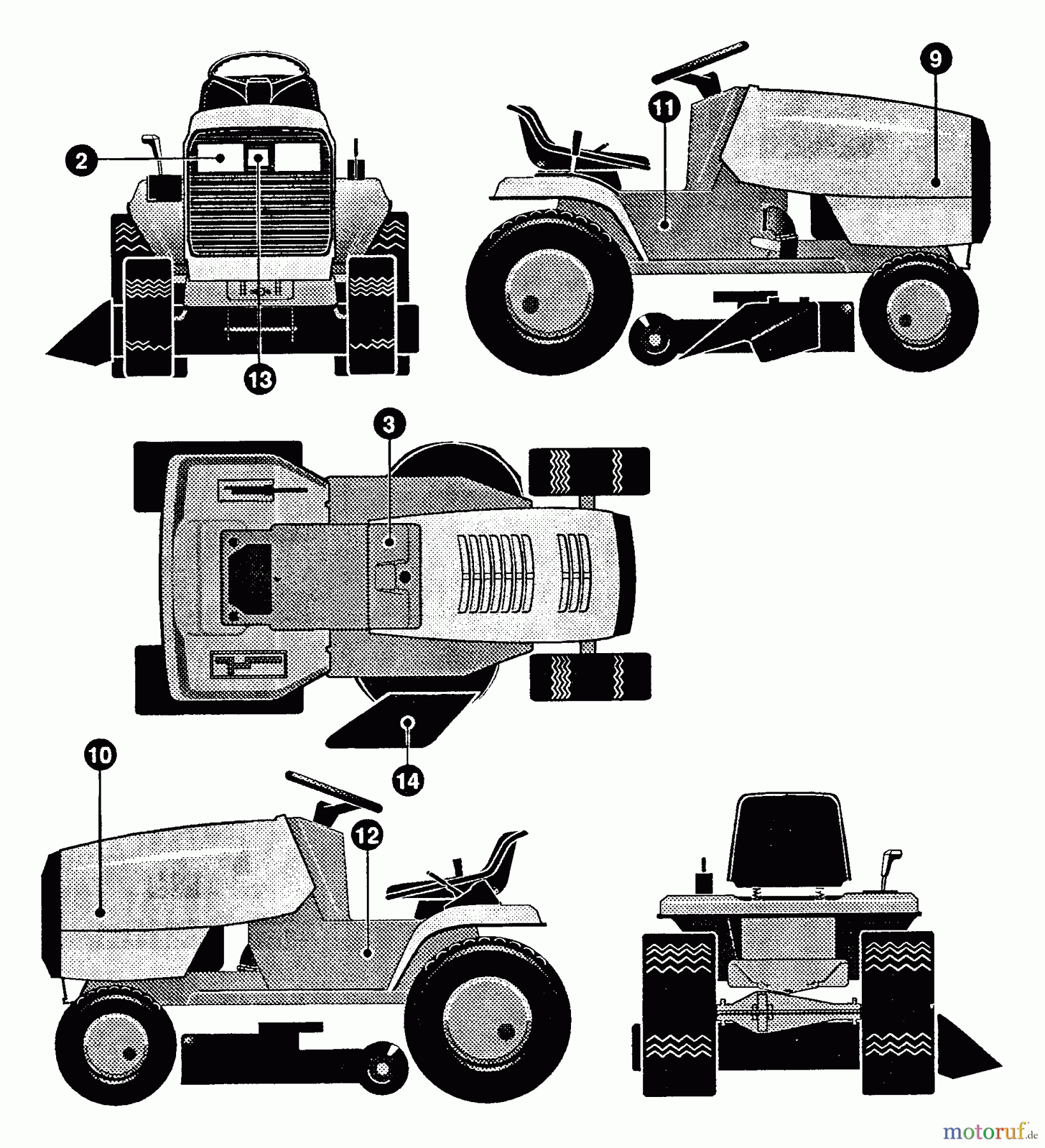  Murray Rasen- und Gartentraktoren G4318030 - Murray 43