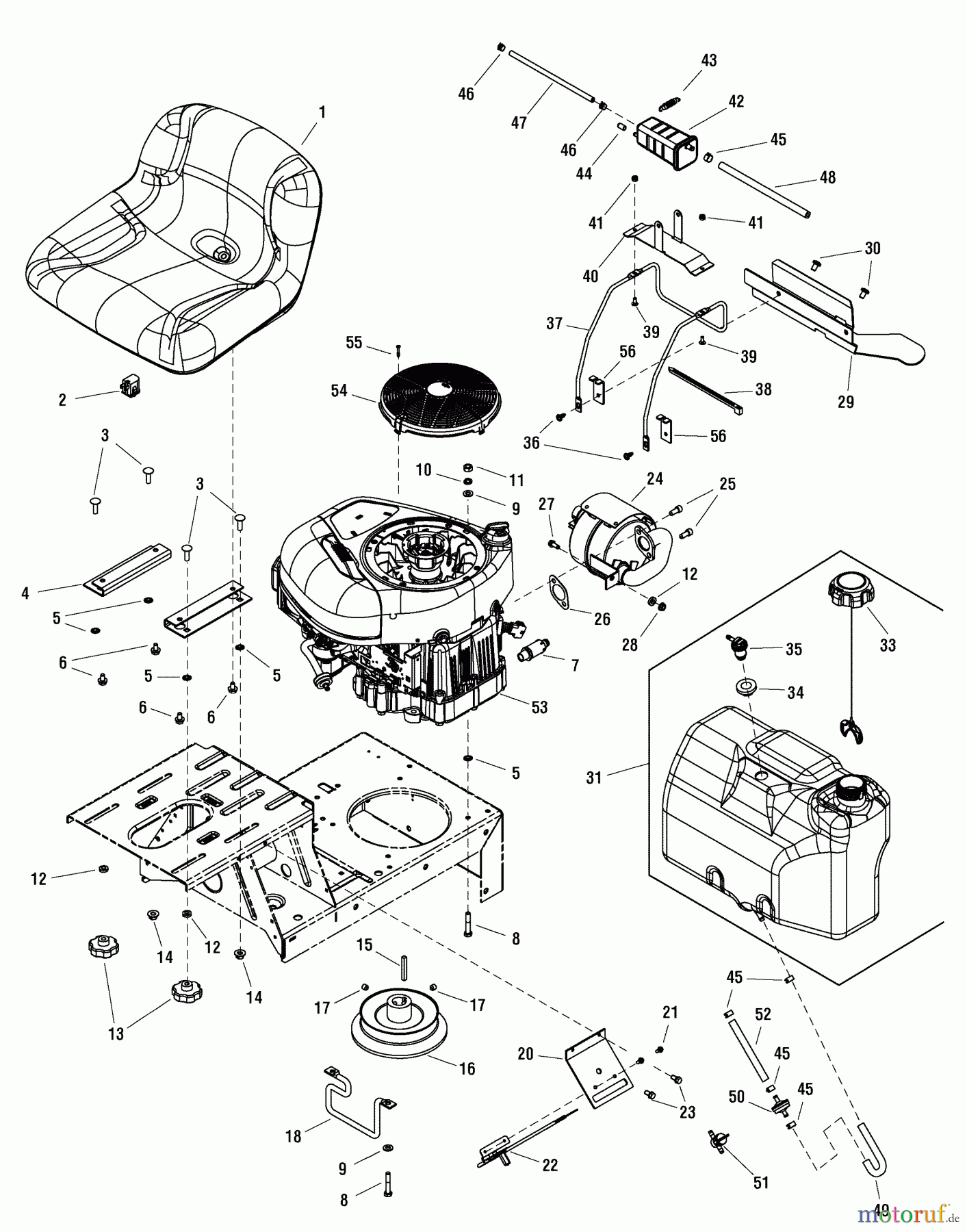  Murray Reitermäher 107.280341 (7800669A) - Craftsman 28