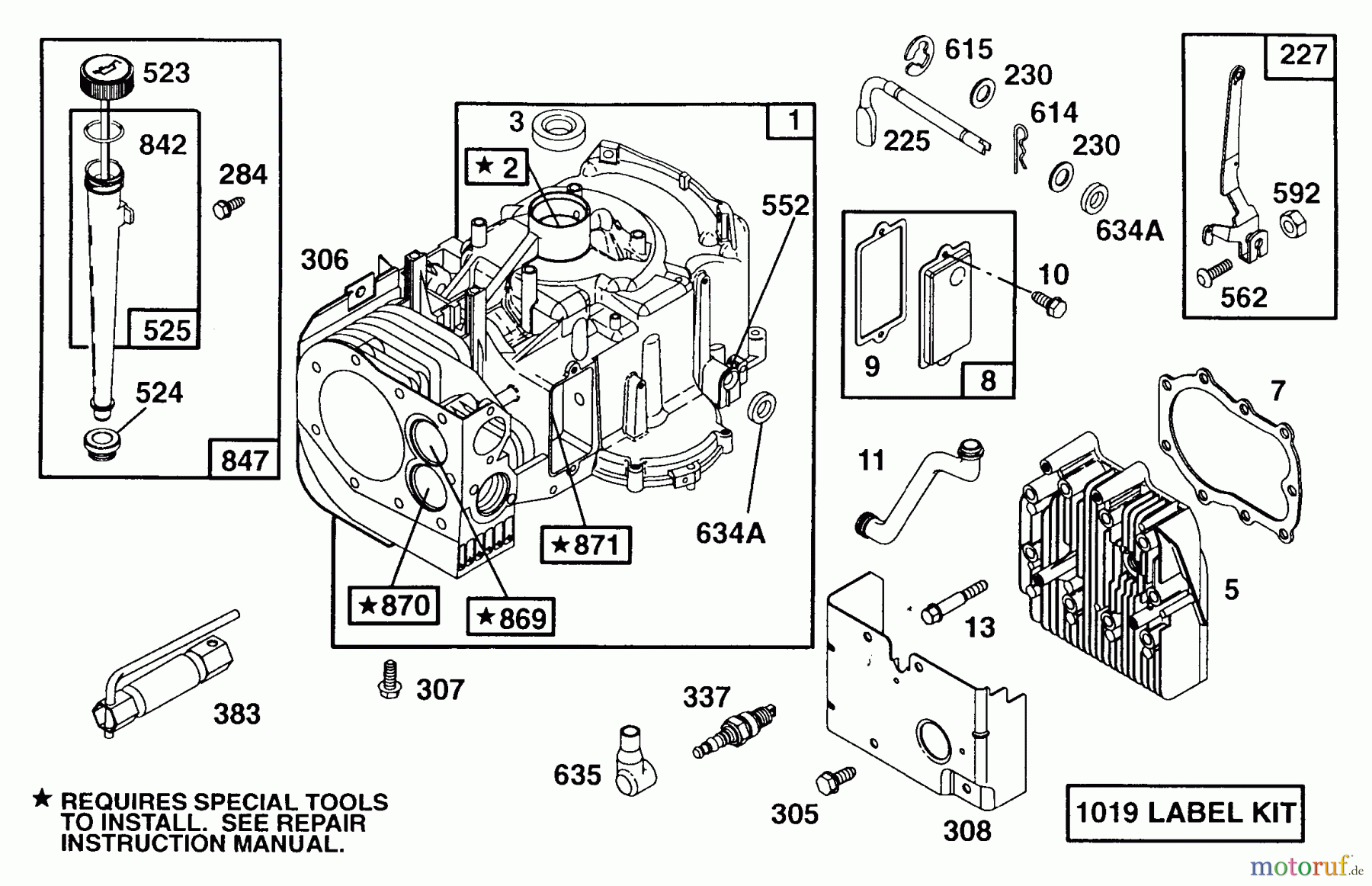  Murray Reitermäher 30576x10B - B&S/Murray 30