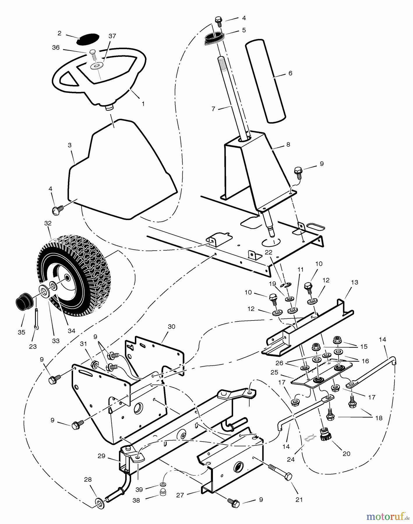  Murray Reitermäher 309002x24B - B&S/Murray 30