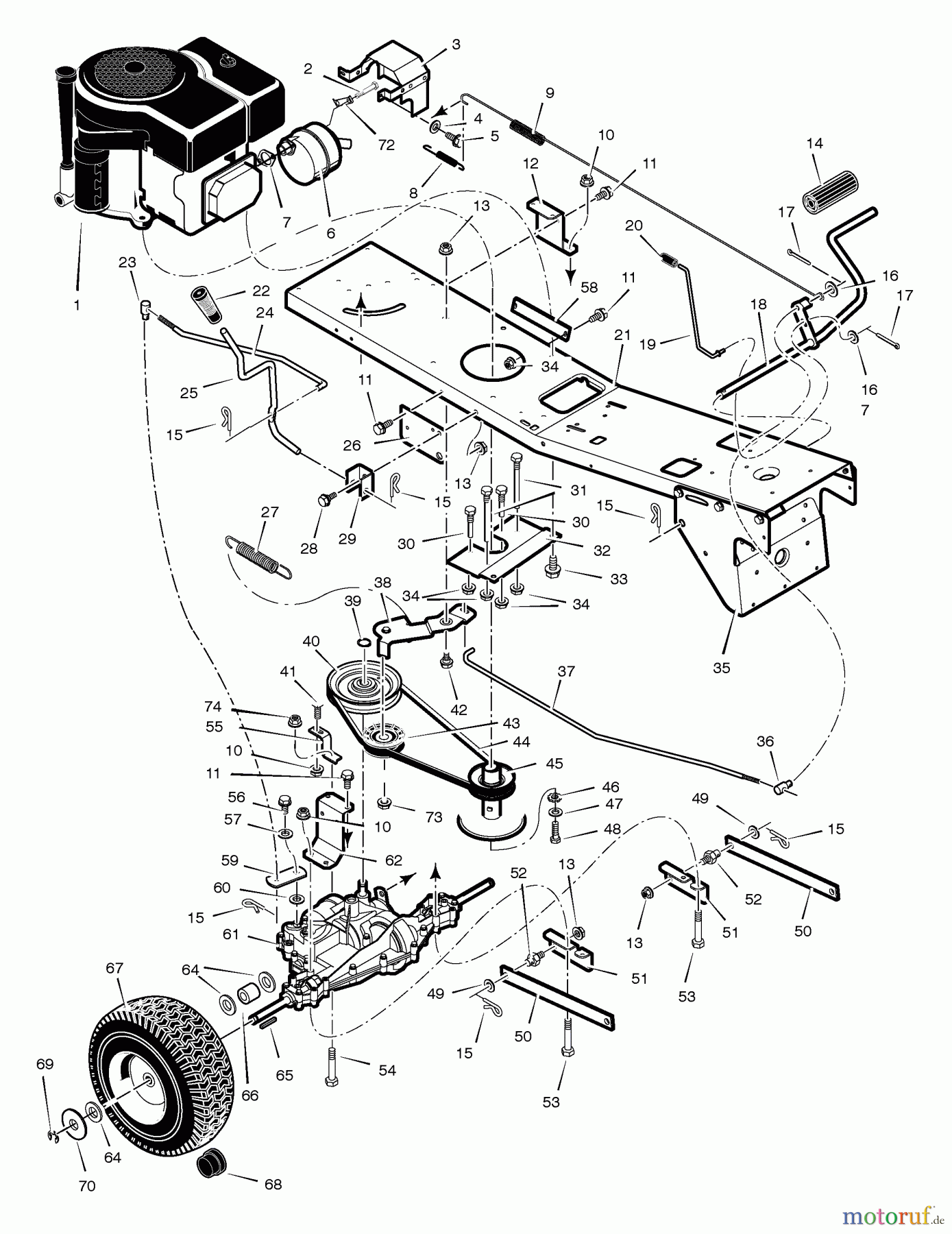 Murray Reitermäher 309007x8A - Scotts 30