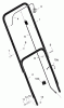 Murray 201010x99A - B&S/ 20" Walk-Behind Mower (2001) (AAFES) Ersatzteile Handle Assembly