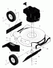 Murray 20101x31D - Scotts 20" Walk-Behind Mower (2002) (Home Depot) Ersatzteile Mower Housing Assembly