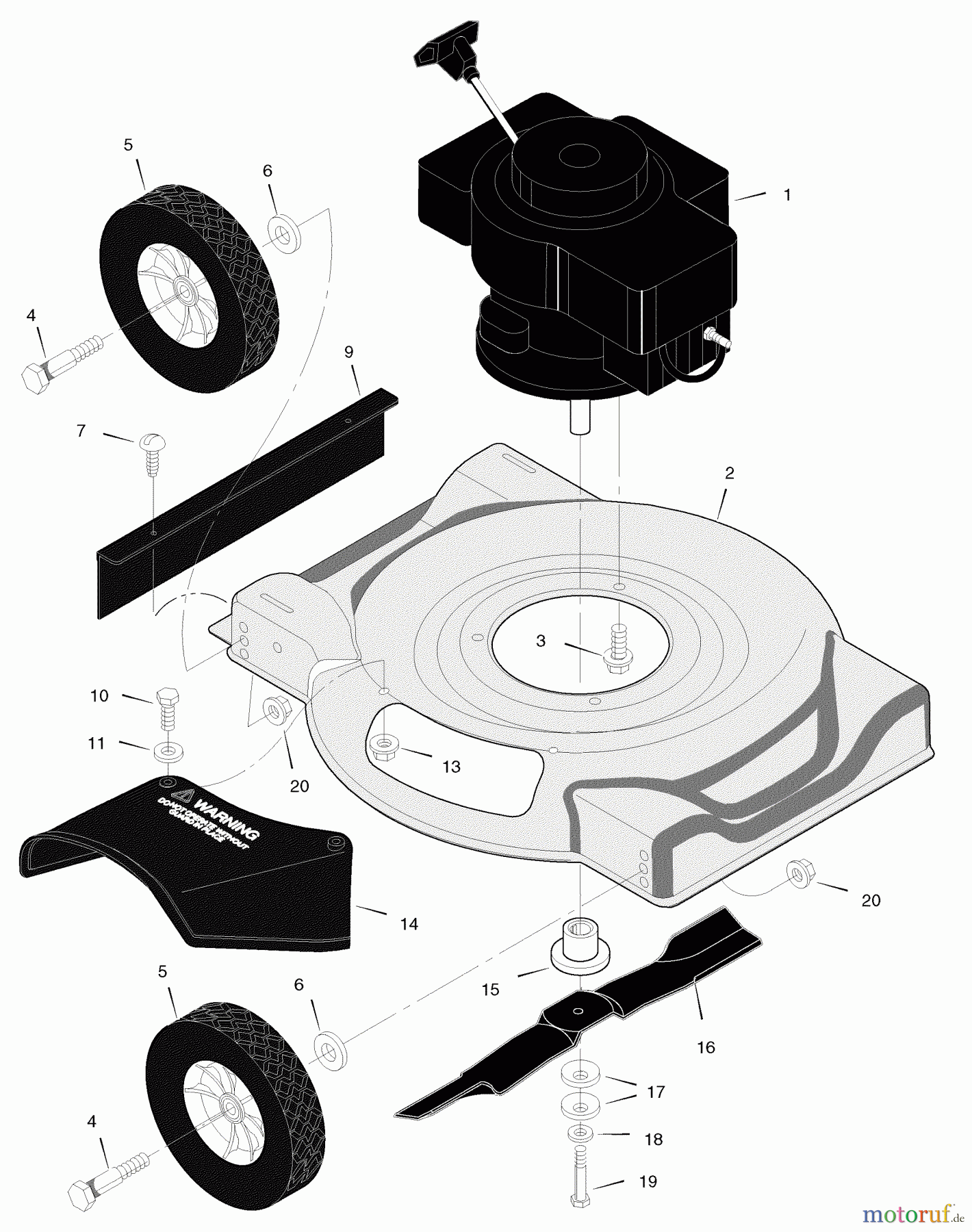  Murray Rasenmäher 201022x99A - B&S/Murray 20