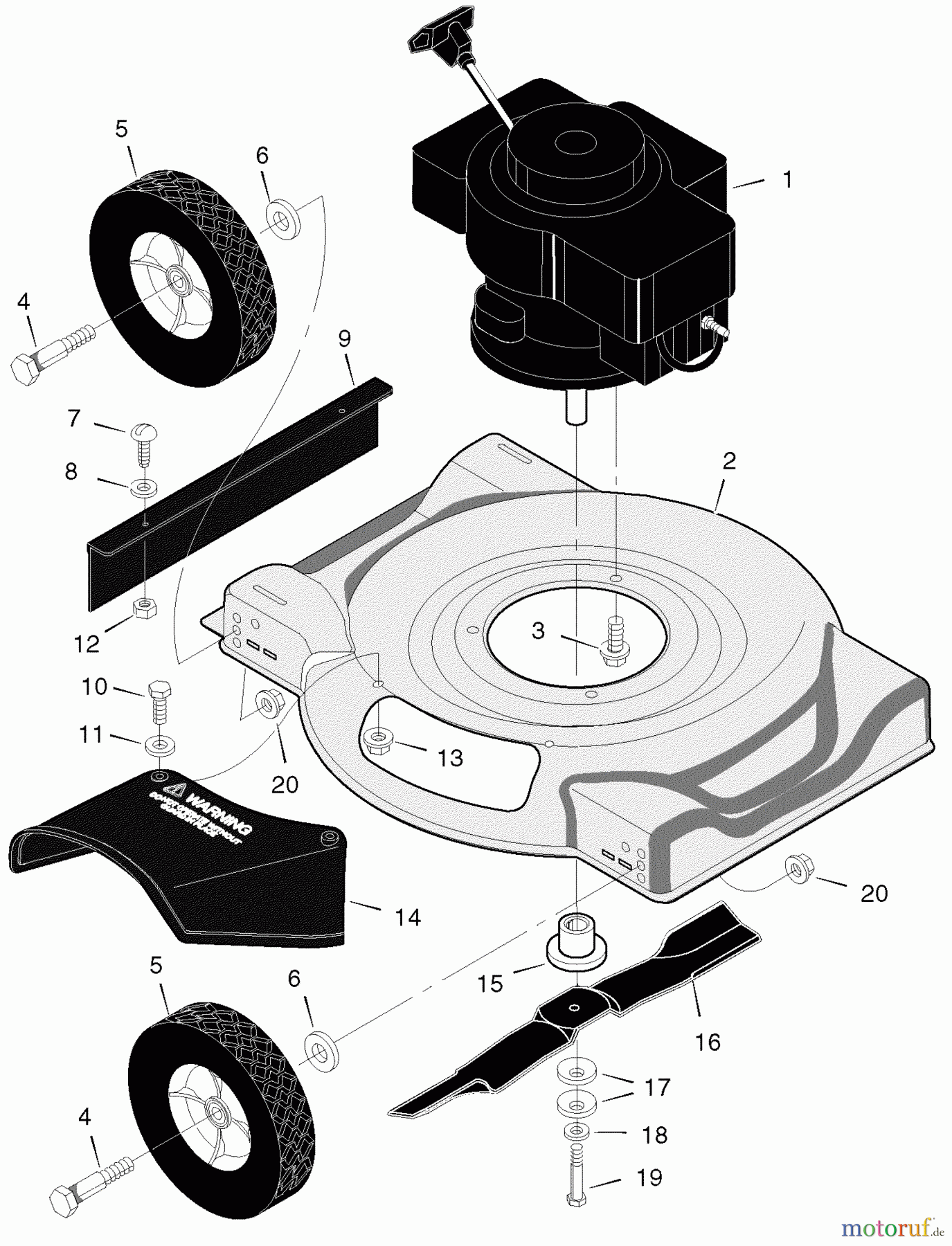  Murray Rasenmäher 201030x24A - B&S/Murray 20