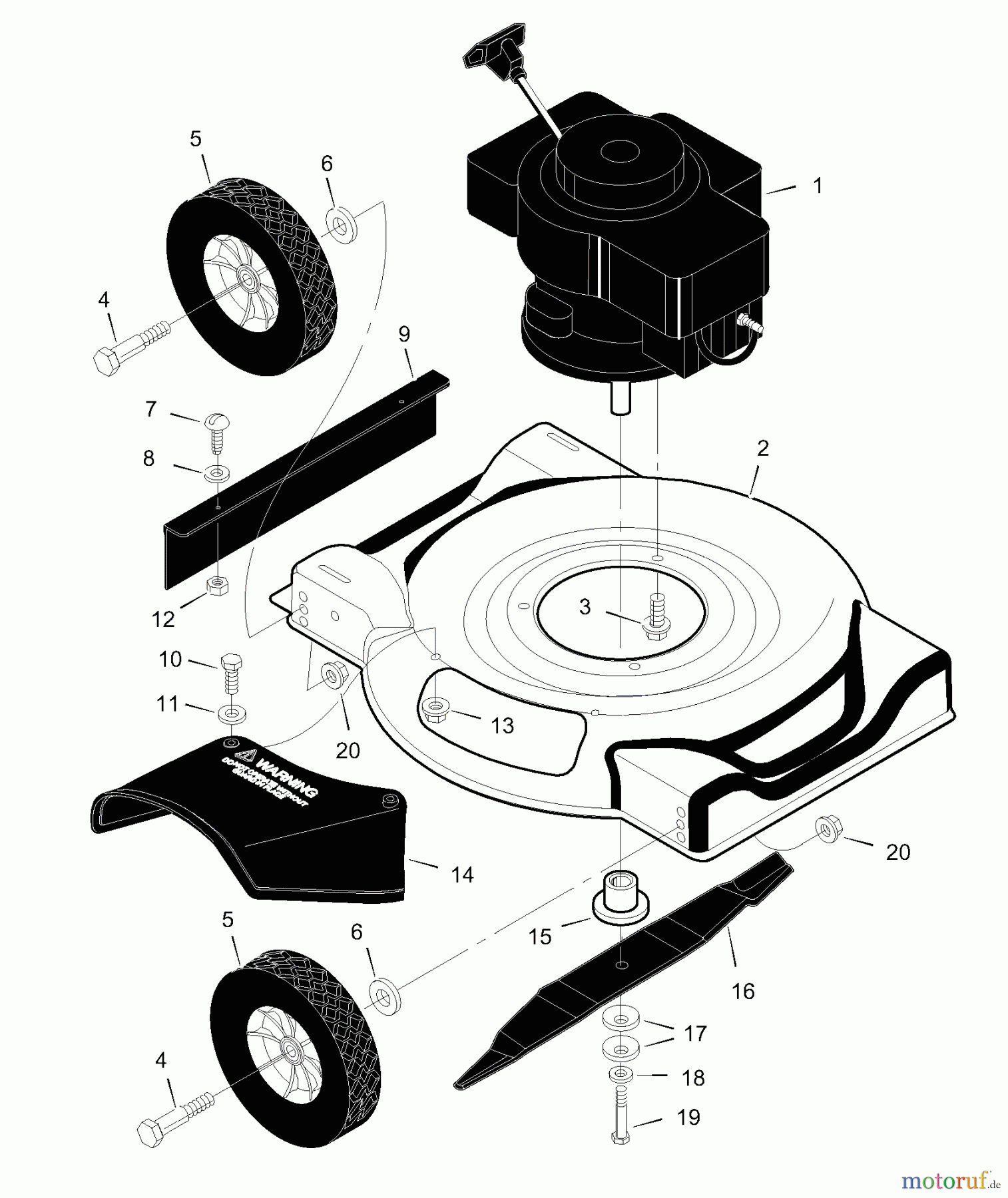  Murray Rasenmäher 20103x30A - Murray 20