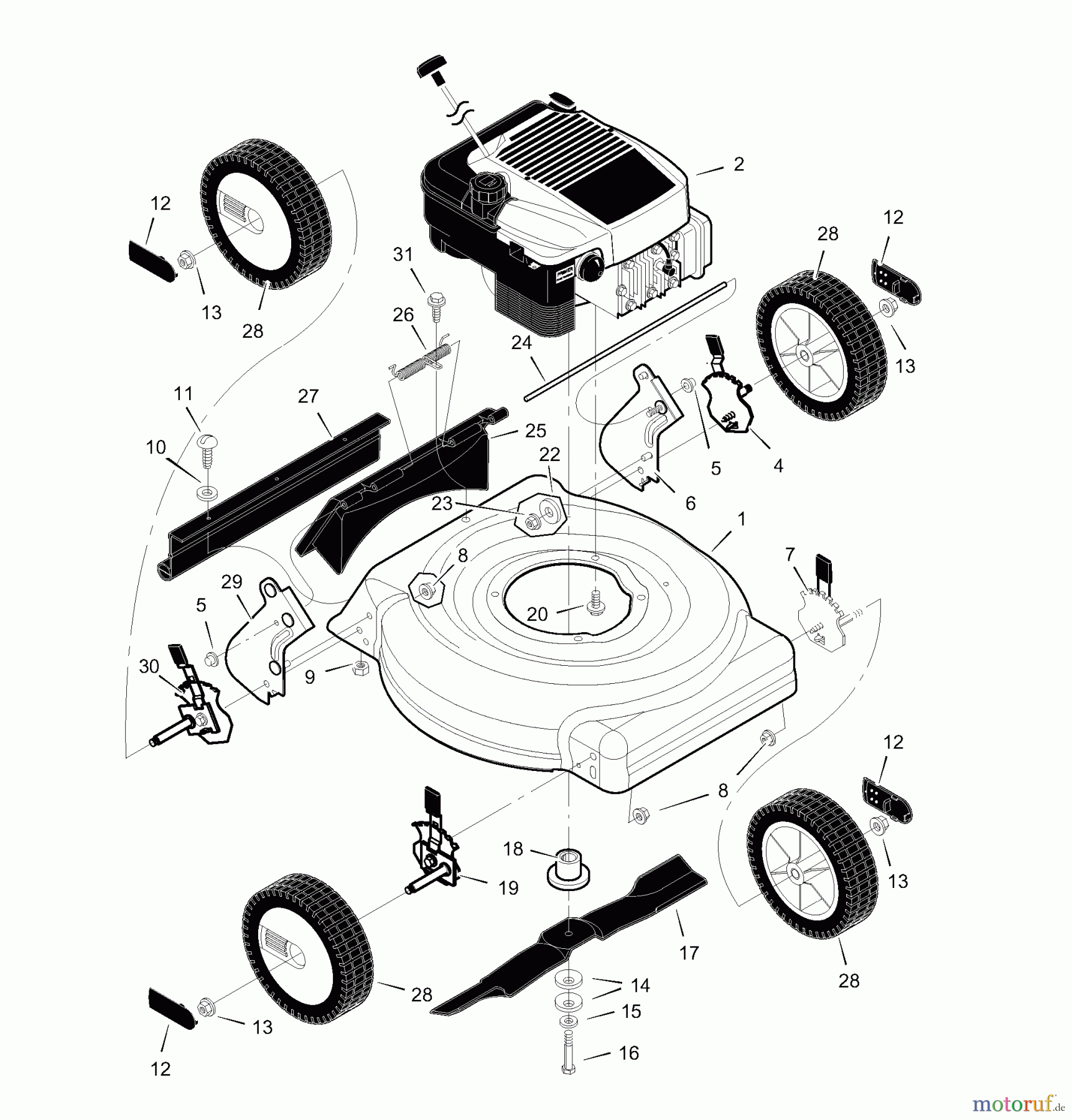  Murray Rasenmäher 20407x30A - Murray 20