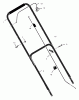 Murray 20415x8E - Scotts 20" Walk-Behind Mower (2002) (Home Depot) Ersatzteile Handle Assembly