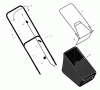 Murray 204210x31D - Scotts 20" Walk-Behind Mower (2004) (Home Depot) Ersatzteile Handle & Bag Assembly