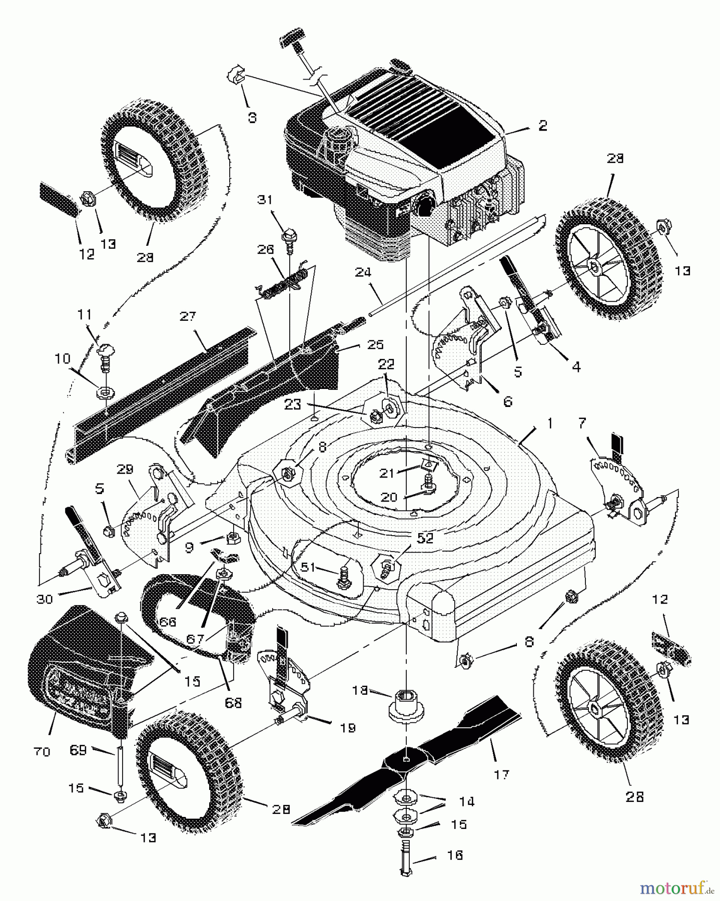  Murray Rasenmäher 20455x83A - B&S/Murray 20