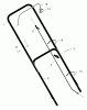 Murray 20456x9B - B&S/ 20" Walk-Behind Mower (1998) (Montgomery Wards) Ersatzteile Handle Assembly
