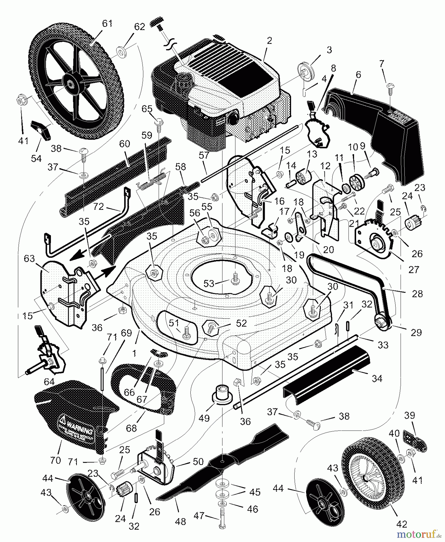  Murray Rasenmäher 20645x192A - B&S/Murray 20