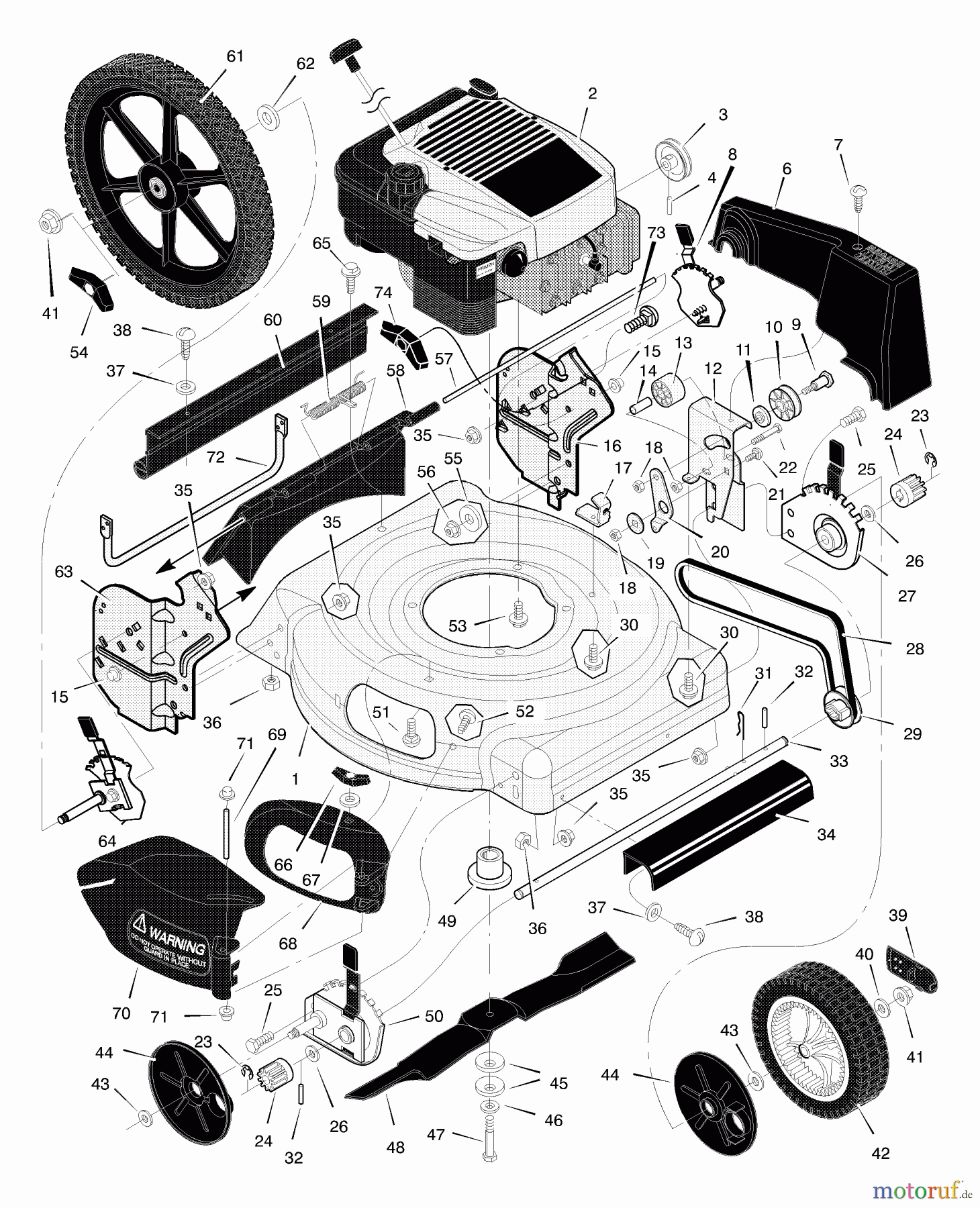  Murray Rasenmäher 207350x192A - B&S/Murray 20