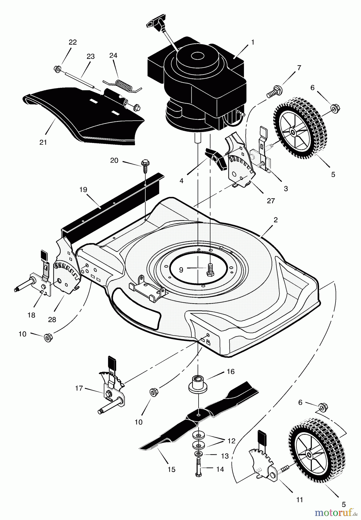  Murray Rasenmäher 22107C - Murray 22