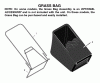 Murray 22265x8J - Scotts 22" Walk-Behind Mower (2004) (Home Depot) Ersatzteile Bag Assembly
