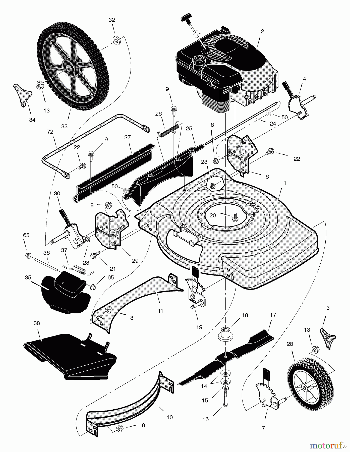  Murray Rasenmäher 223310x24B - B&S/Murray 22