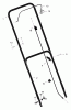 Murray 223330x6A - Ultra 22" Walk-Behind Mower (2001) Ersatzteile Handle Assembly