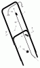 Murray 224010x24C - B&S/ 22" Walk-Behind Mower (2005) (Meijer) Ersatzteile Handle Assembly