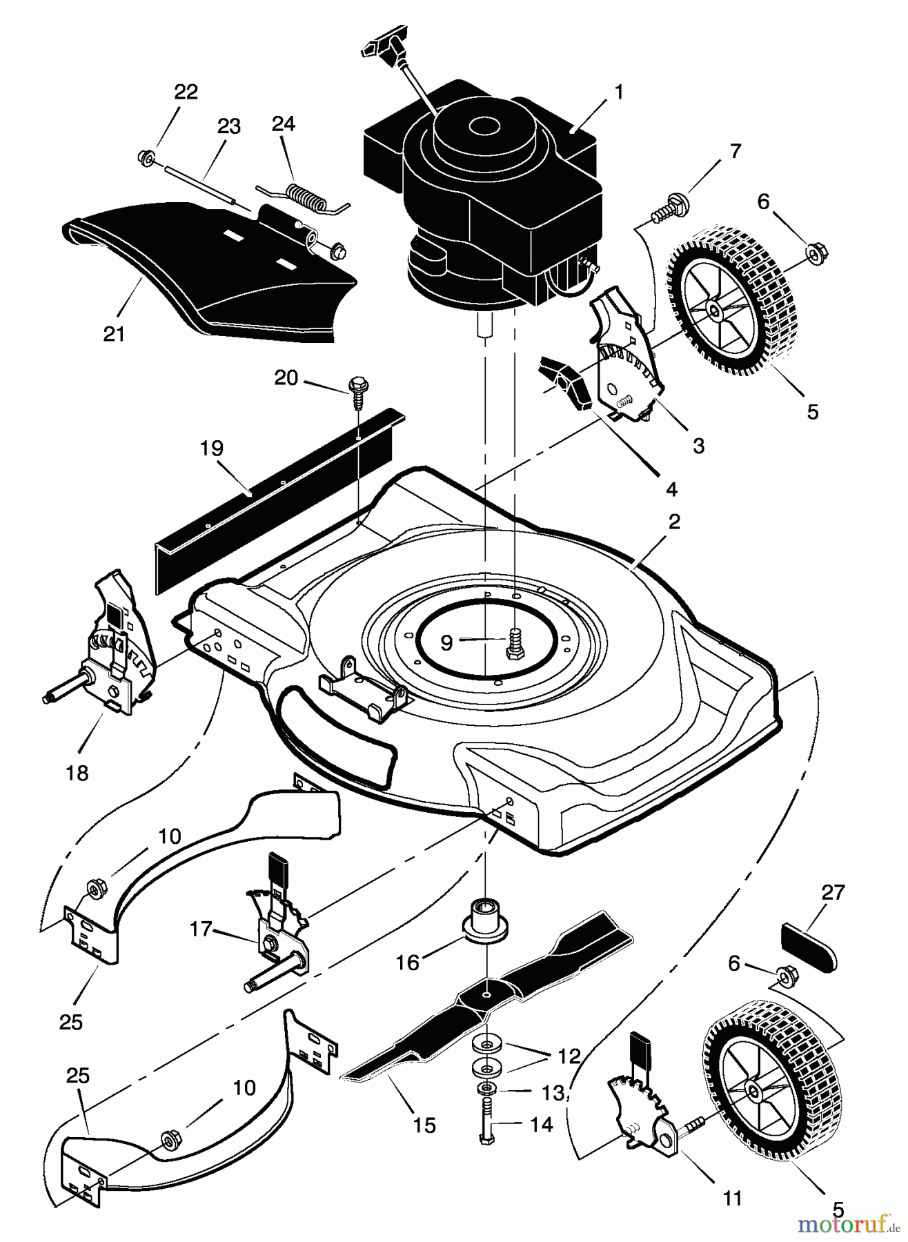 Murray Rasenmäher 22405x8A - Scotts 22