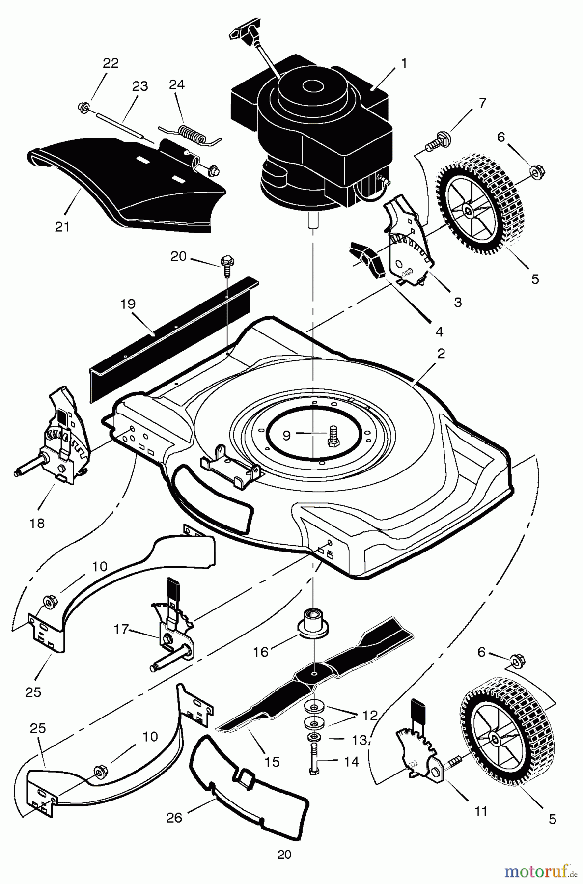Murray Rasenmäher 22405x92A - B&S/Murray 20