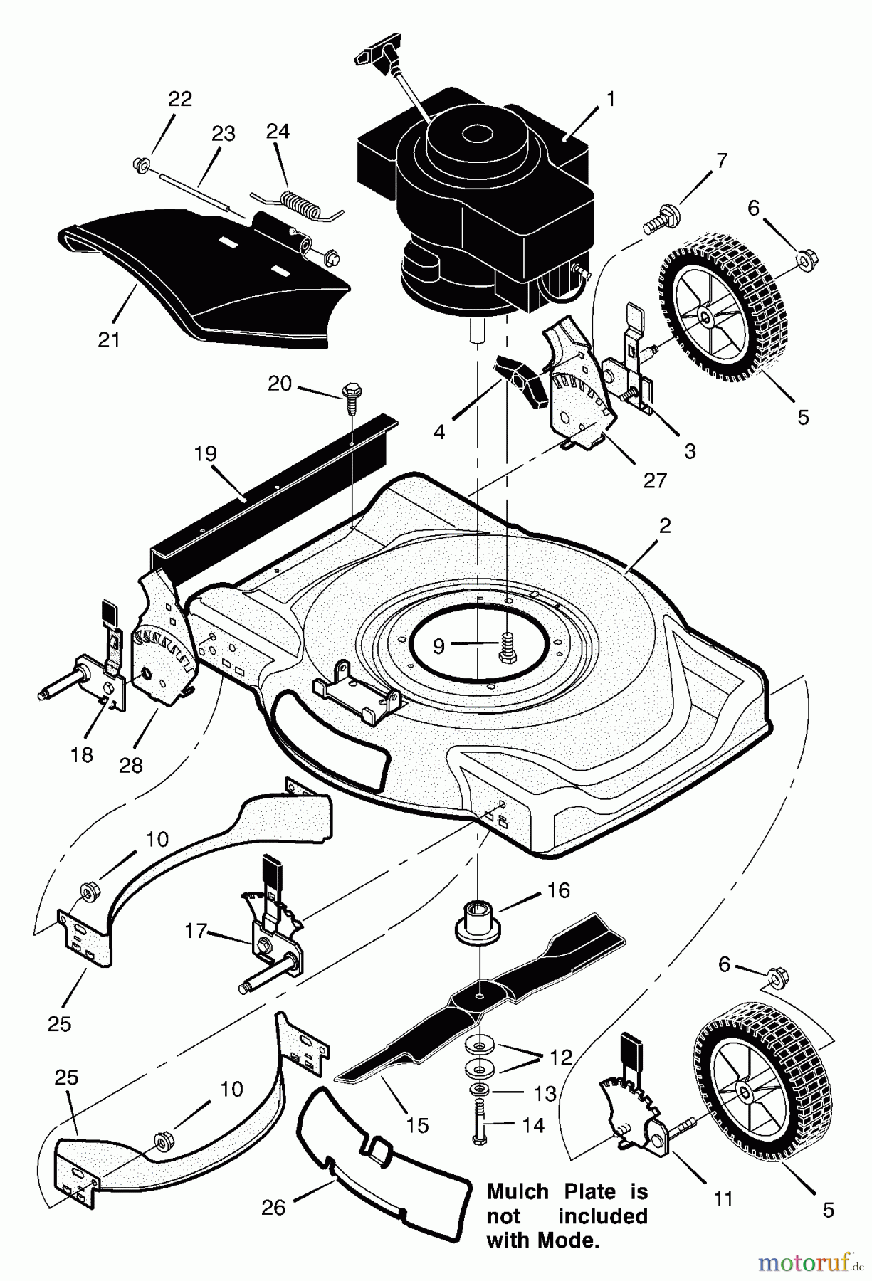 Murray Rasenmäher 224110x31A - Scotts 22