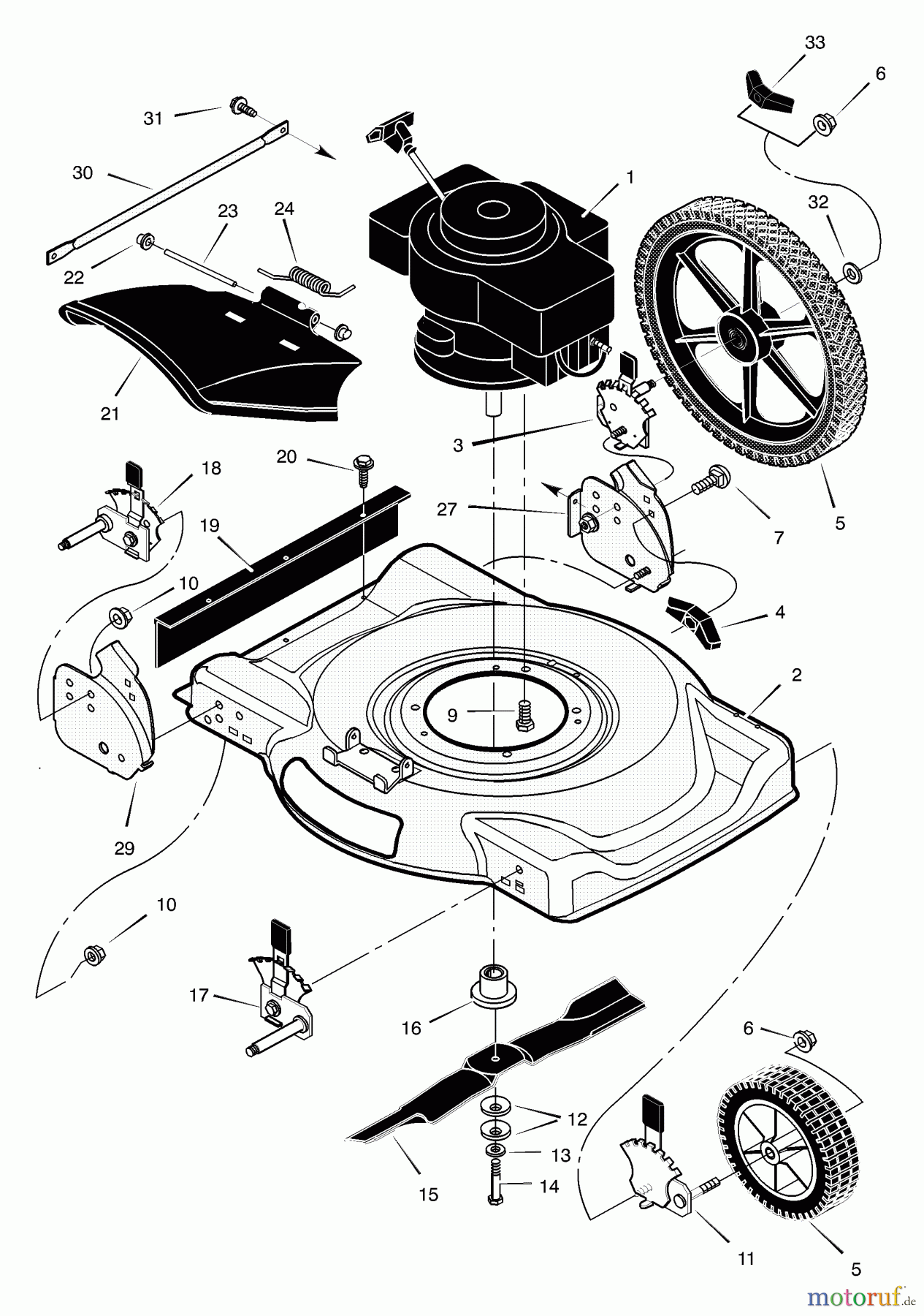  Murray Rasenmäher 225010x99A - B&S/Murray 22