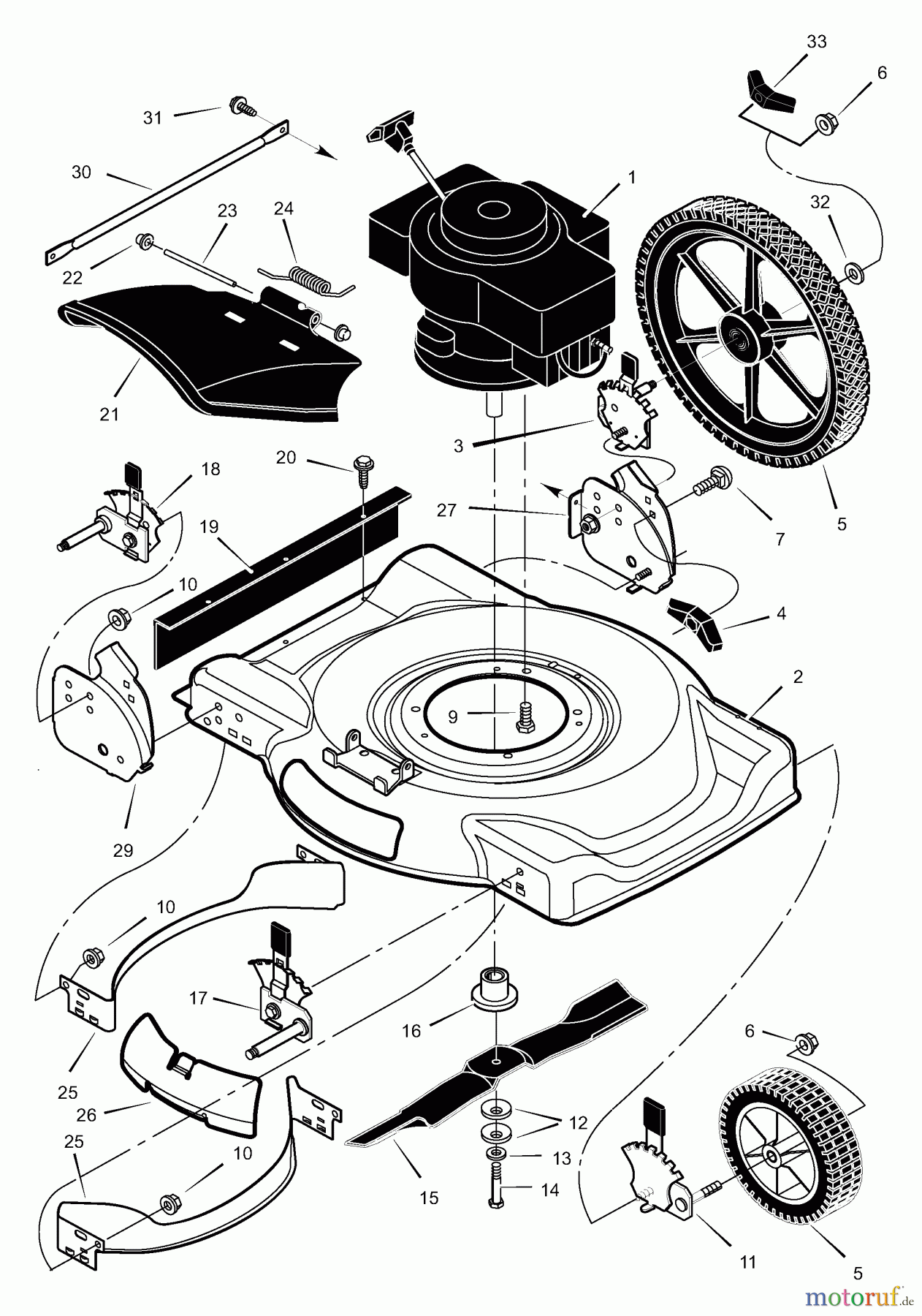  Murray Rasenmäher 22506A - Murray 22