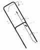 Murray 22506B - 22" Walk-Behind Mower (2001) Ersatzteile Handle Assembly