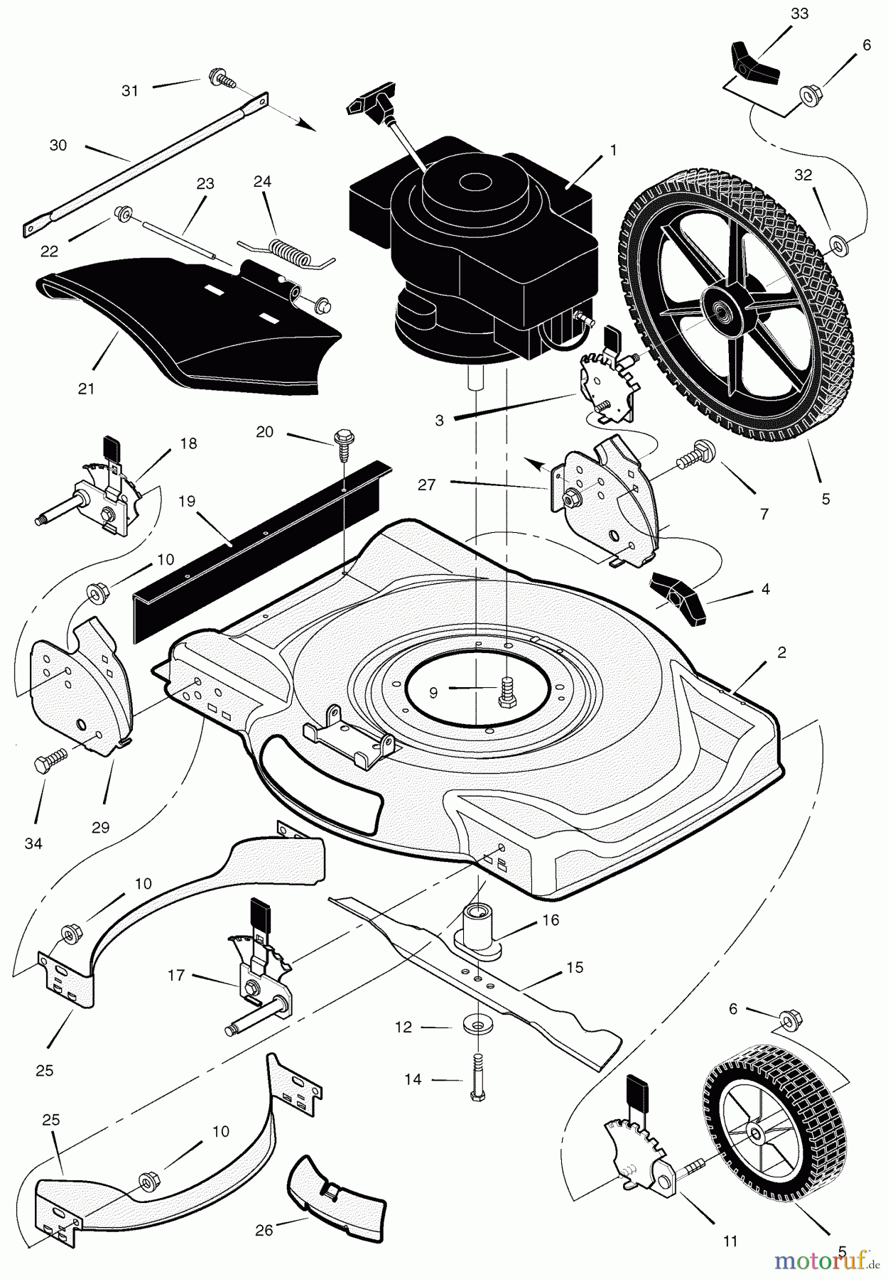  Murray Rasenmäher 225111x99B - B&S/Murray 22