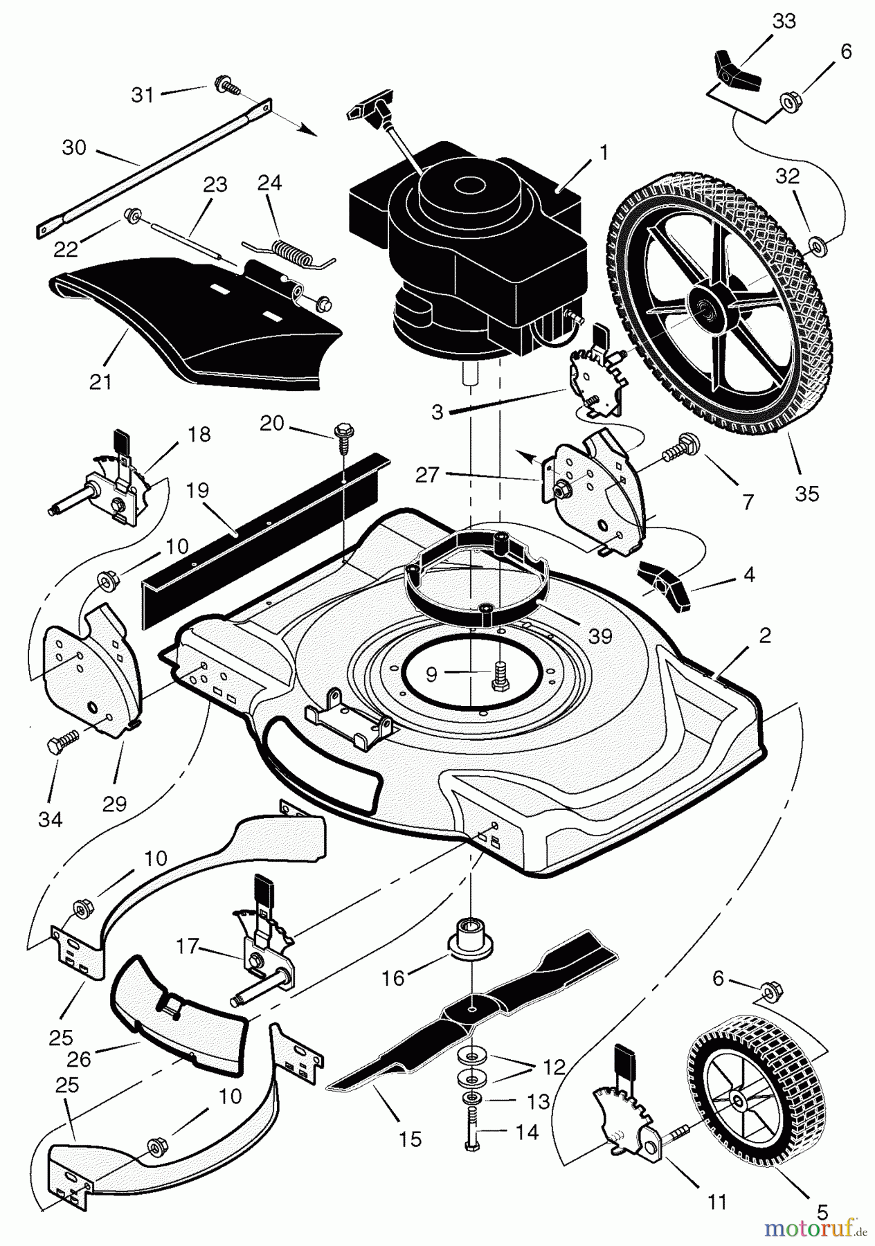  Murray Rasenmäher 225112x92C - B&S/Murray 22