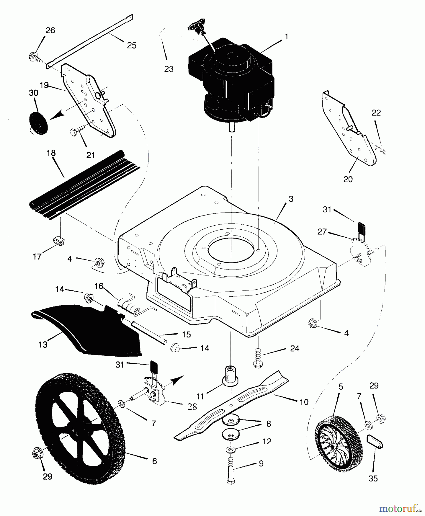  Murray Rasenmäher 22545A - Murray 22