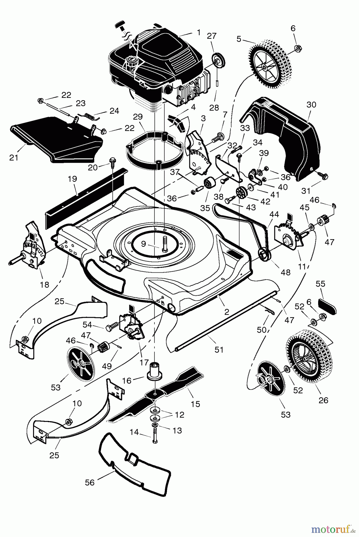  Murray Rasenmäher 22606A - Murray 22