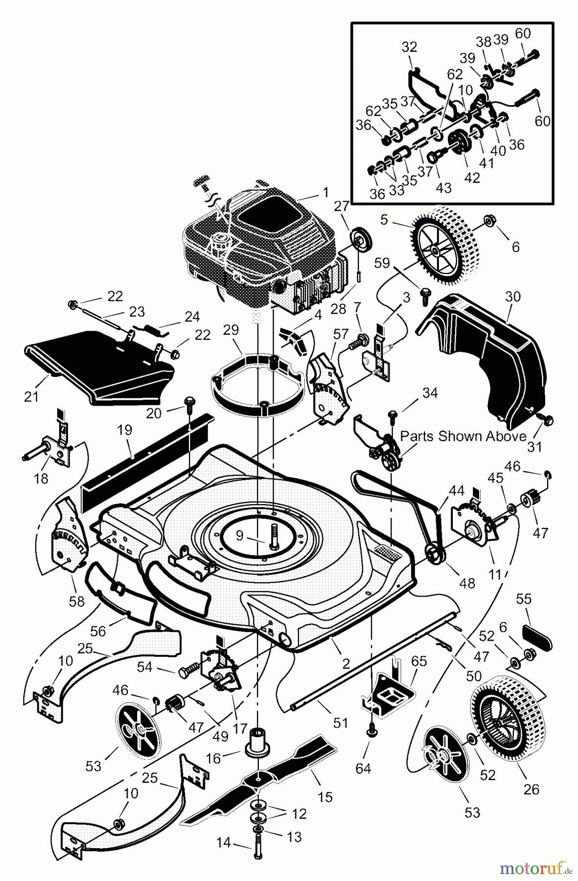 Murray Rasenmäher 22617x592A - B&S/Murray 22