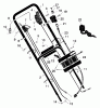Murray 22705x92A - B&S/ 22" Walk-Behind Mower (1998) (Walmart) Ersatzteile Handle Assembly