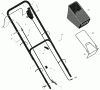 Murray 228511x8A - Scotts 22" Walk-Behind Mower (2002) (Home Depot) Ersatzteile Handle And Bag Assembly