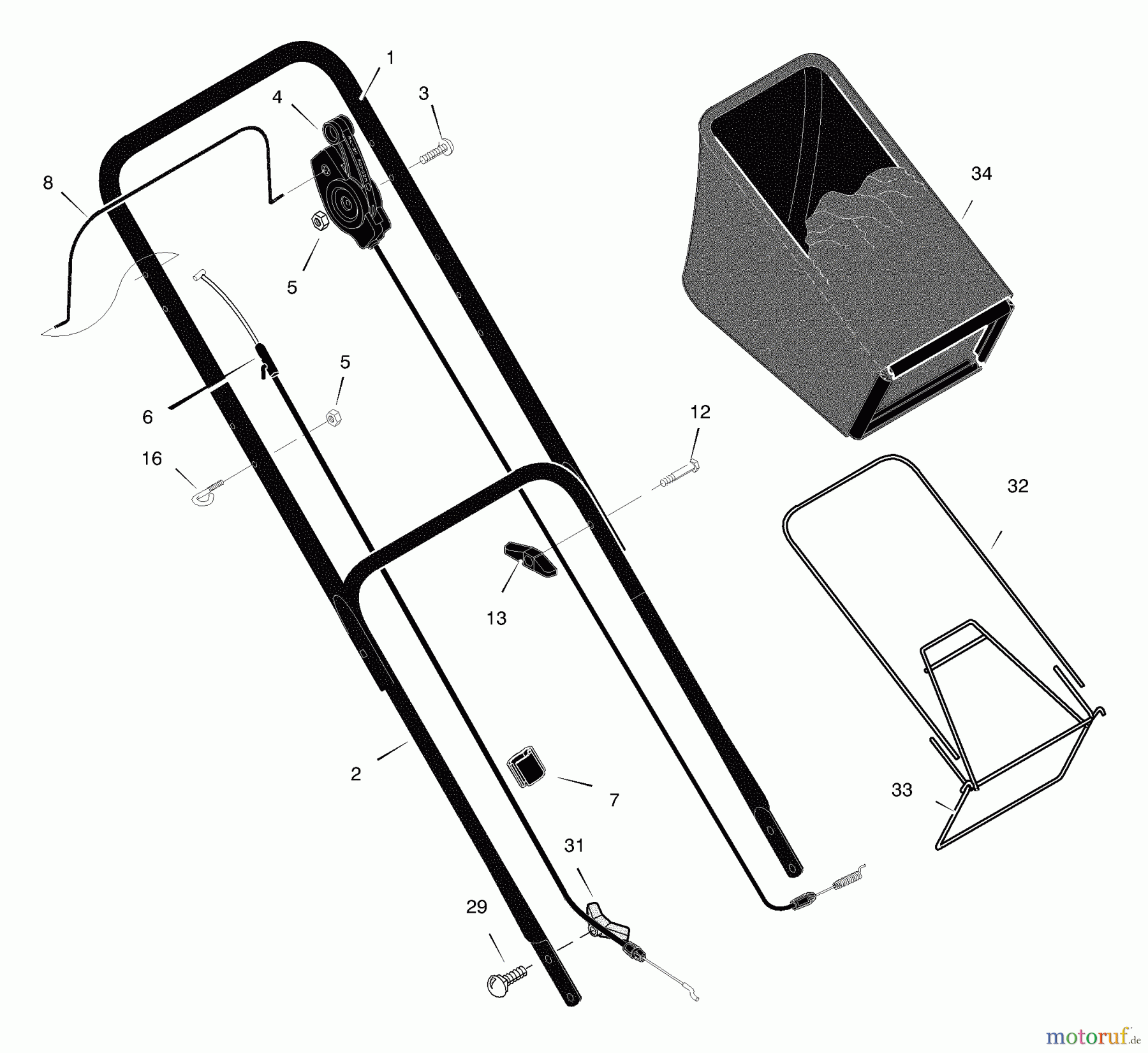  Murray Rasenmäher 228511x8D - Scotts 22